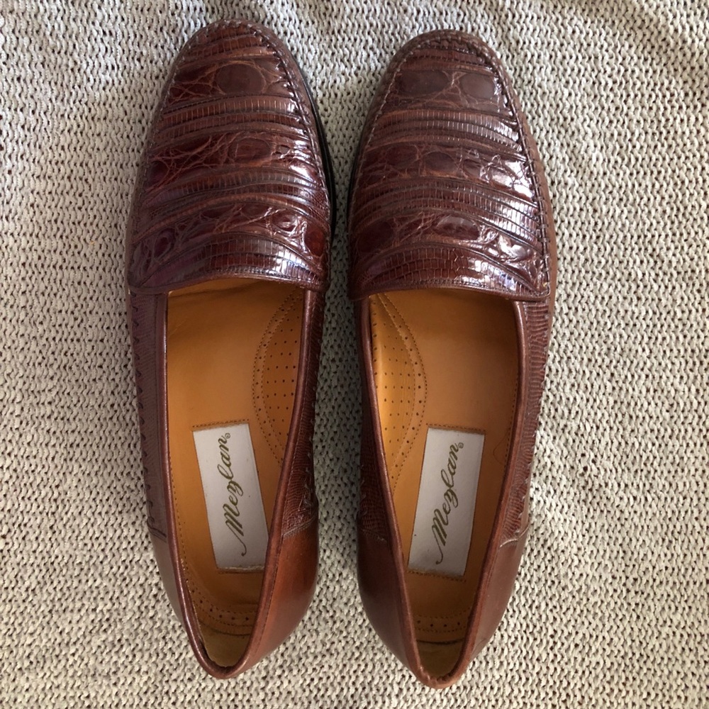 MEZLAN (unisex) SHOES/LOAFERS Genuine Lizard, Made In Spain.